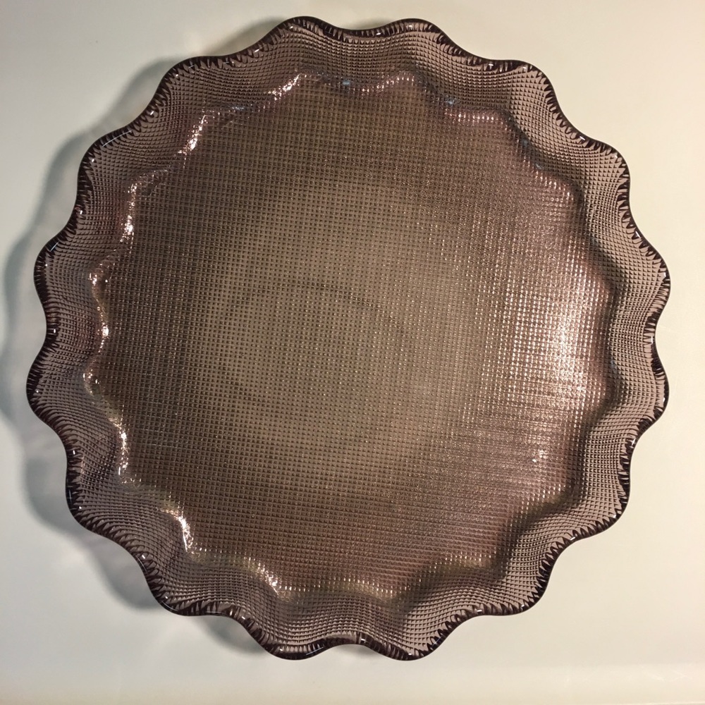 Vintage Italian Colony Amethyst Tart Pie Plate